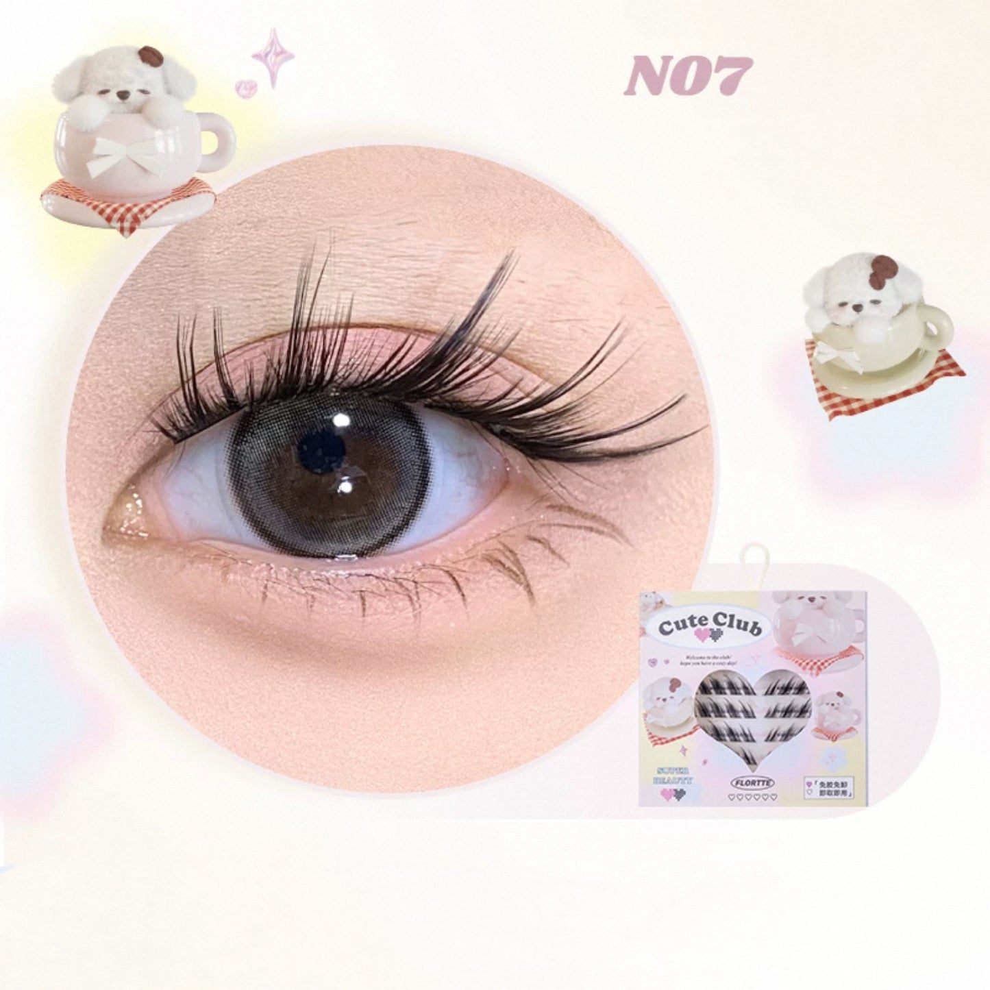 Flortte I Am Super Beauty Glue-Free False Lashes