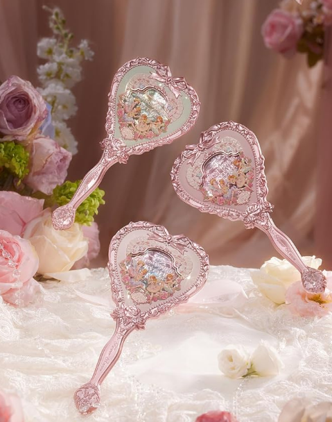 Flower Knows Midsummer Fairytales Handheld Mirror