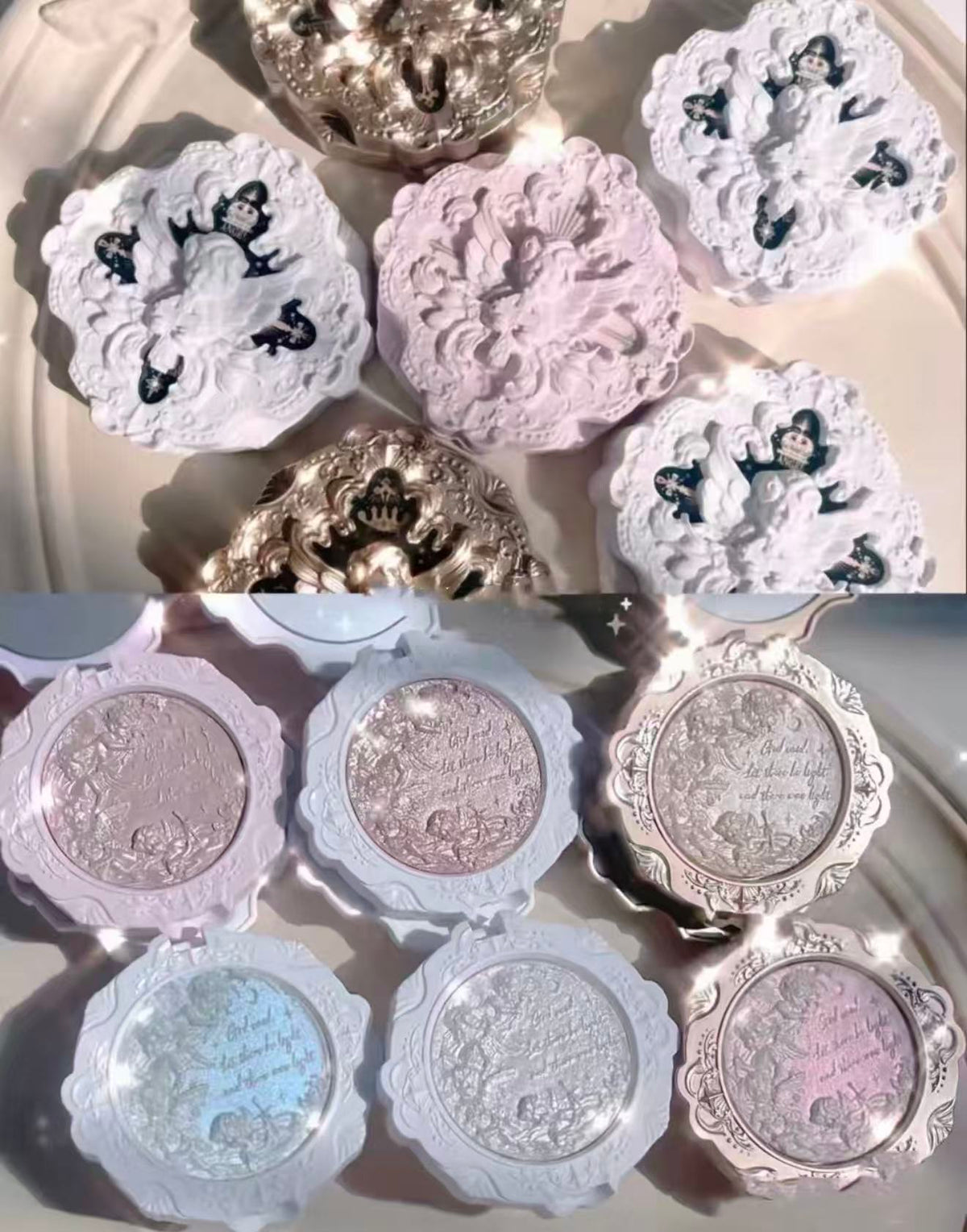 Flower Knows Little Angel Embossed Highlighter – Discontinued Edition