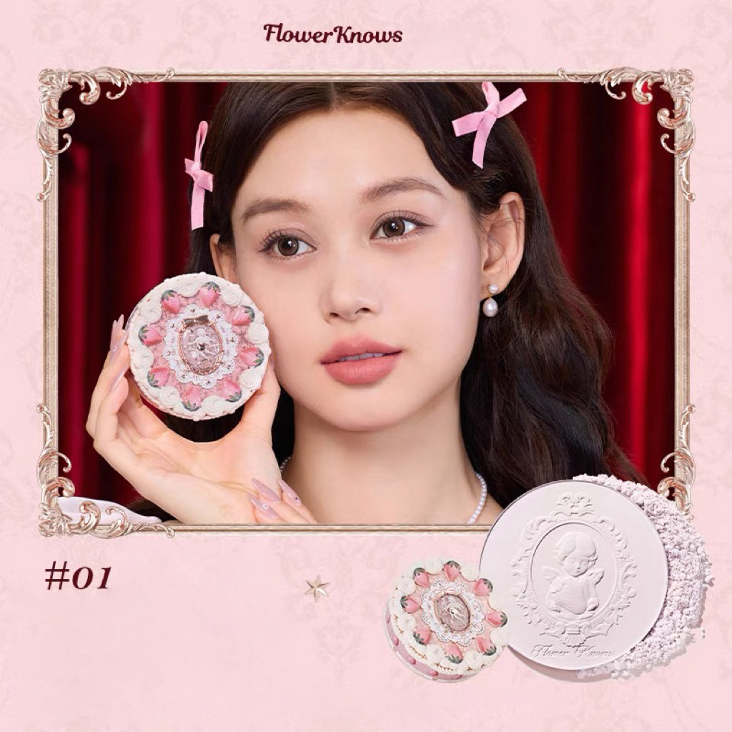 Flower Knows Strawberry Cupid Pressed Powder