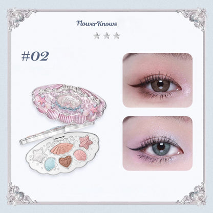 Flower Knows Shell's Jewel 6-Color Makeup Palette