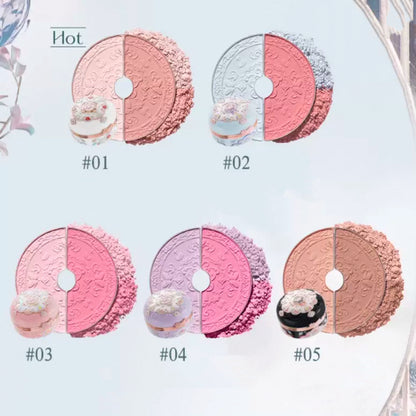 Flower Knows Butterfly Cloud Collar Rouge Box Highlighting & Blush Duo Powder