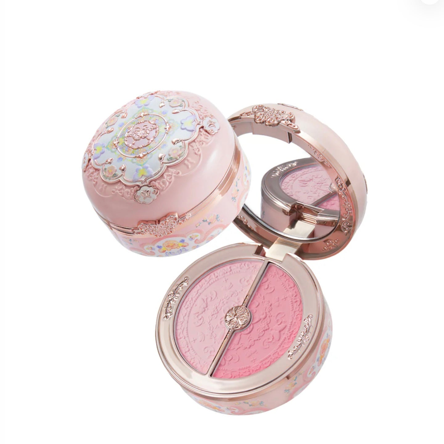 Florise Flower Knows Butterfly Cloud Collar Rouge Box Highlighting & Blush Duo ...