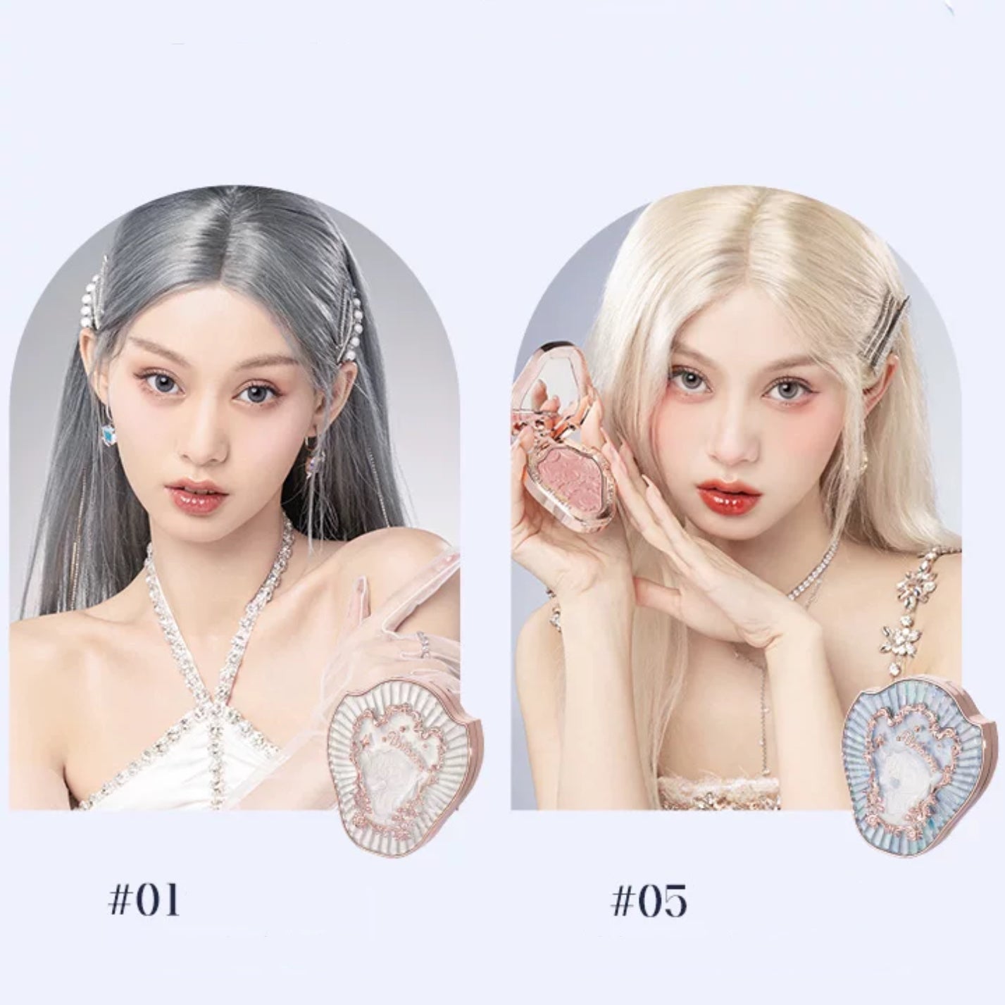 Flower Knows Makeup Unicorn Strawberry Rococo Embossed Blush