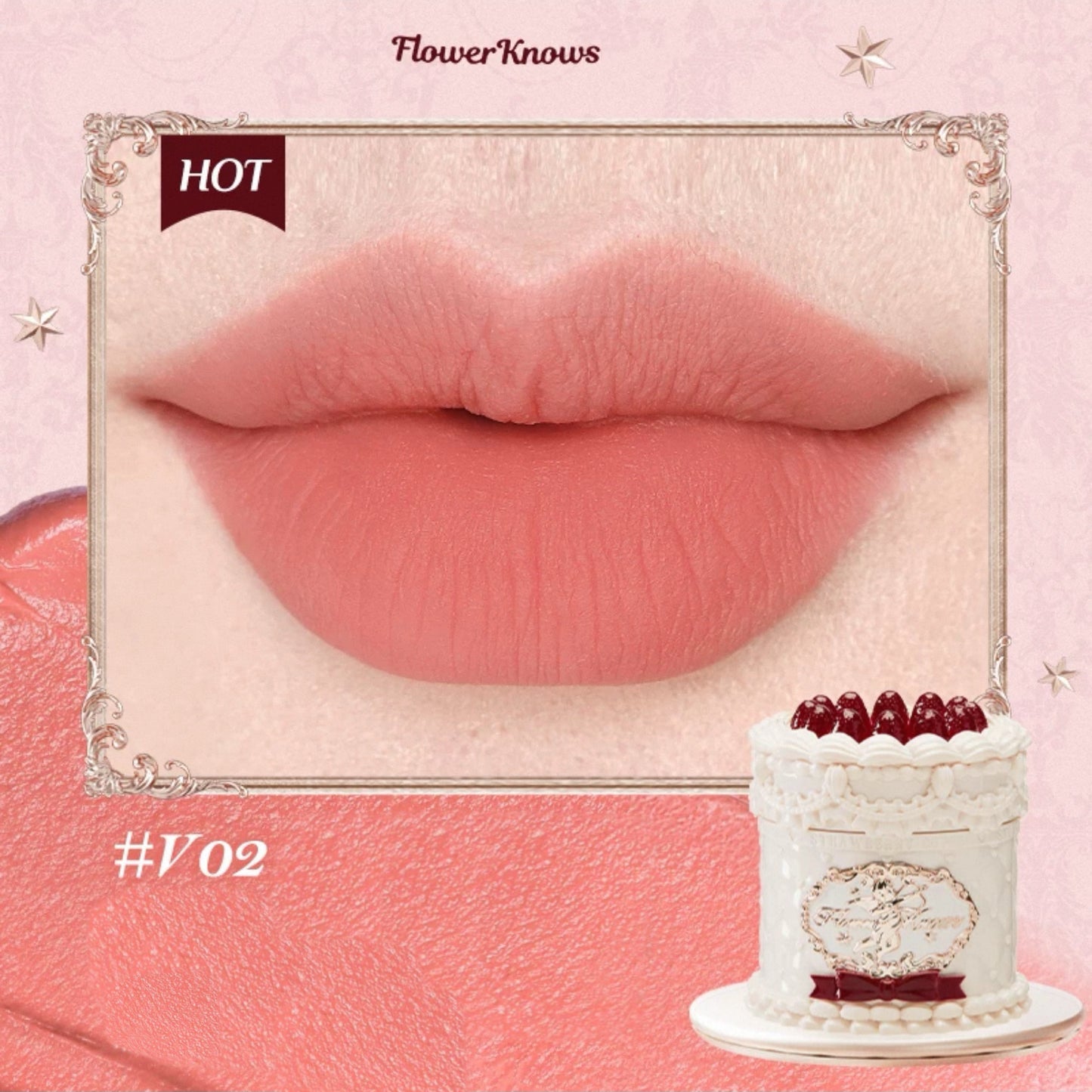 Flower Knows Strawberry Cupid Cake Lip Cream