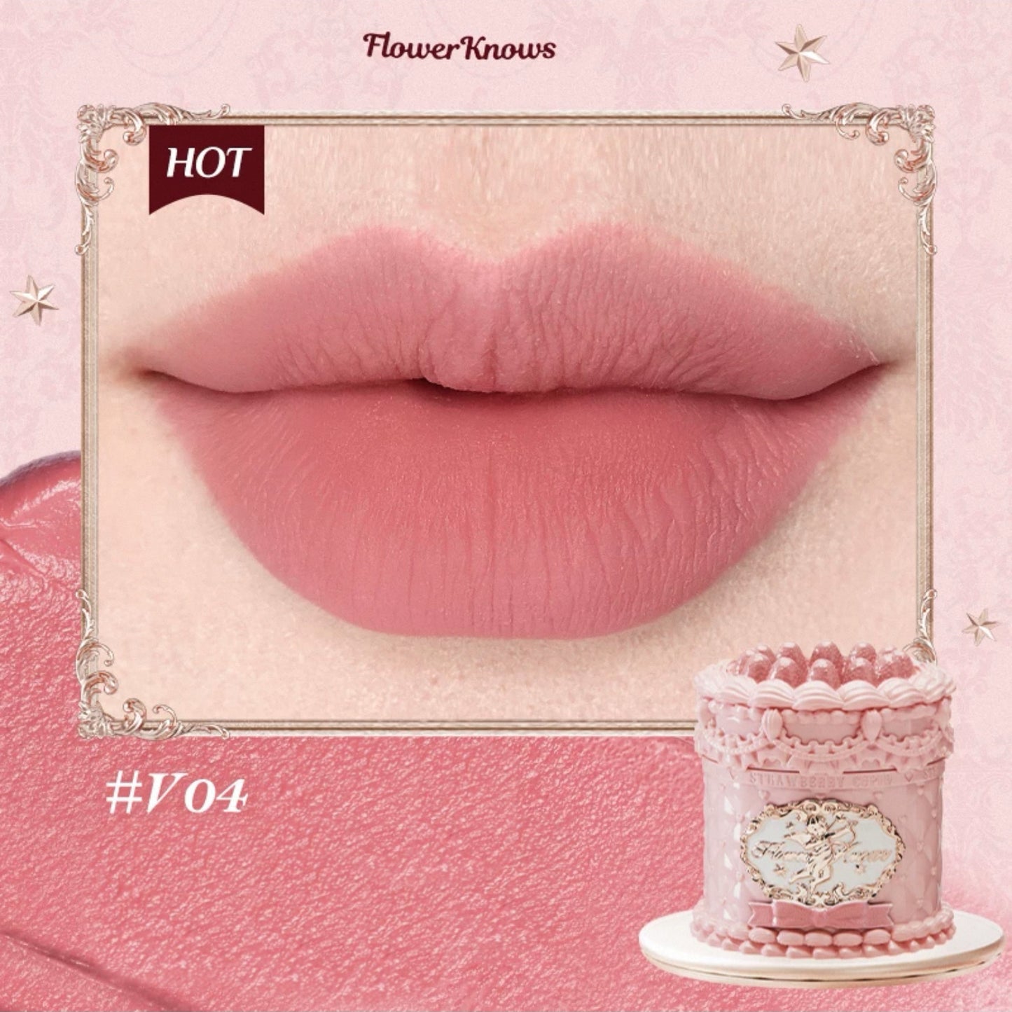 Flower Knows Strawberry Cupid Cake Lip Cream