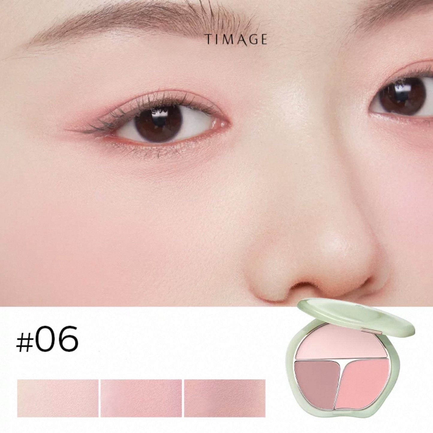 Timage Three-Color Blush Palette