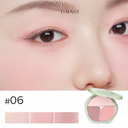 Timage Three-Color Blush Palette
