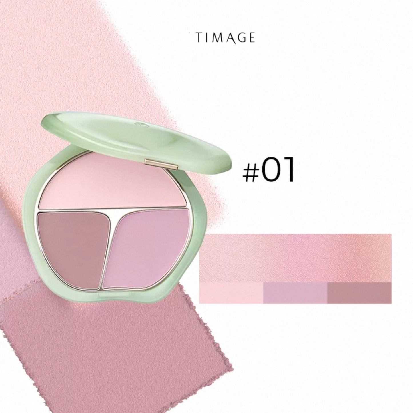 Timage Three-Color Blush Palette