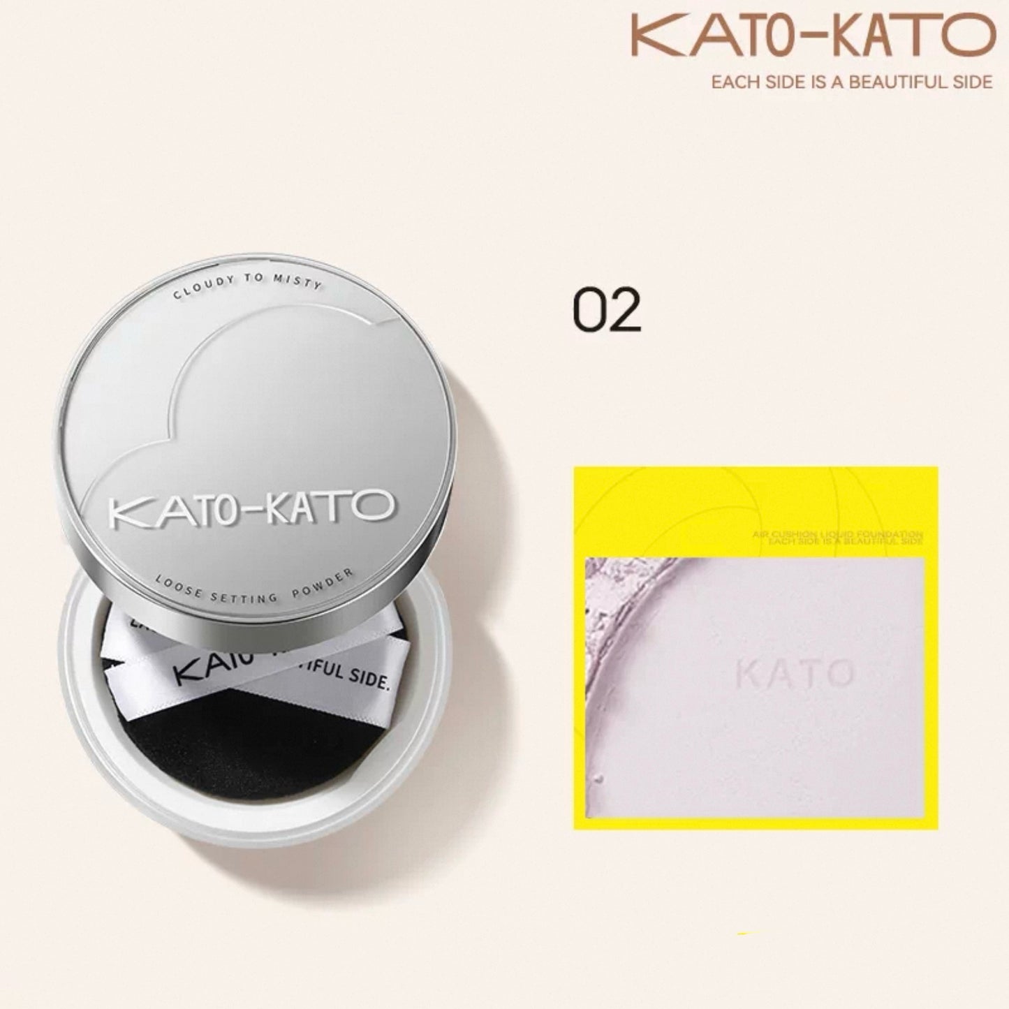 KATO-KATO Cloudy to Misty Loose Setting Powder