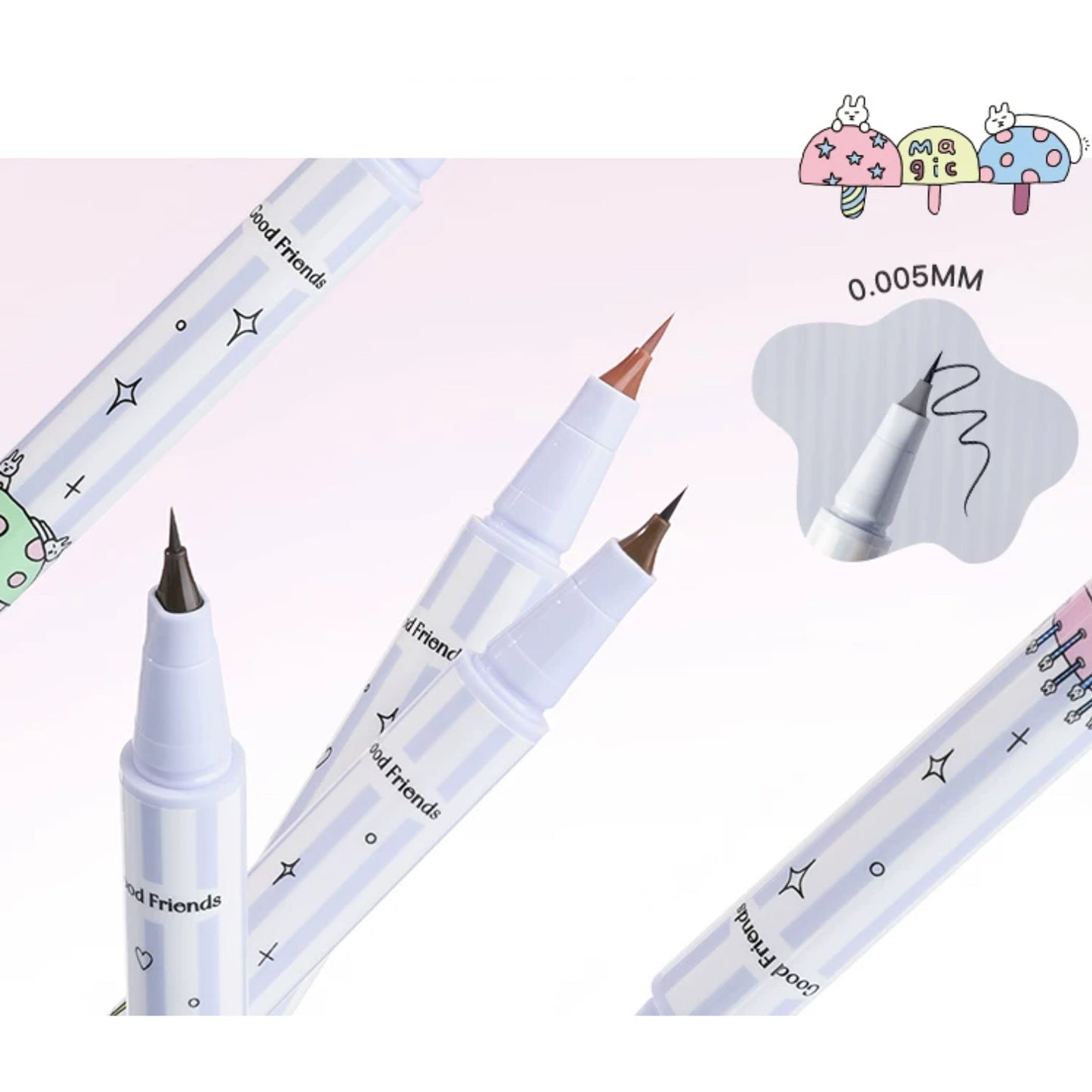 Flortte Good Friends Club--Rotatable Liquid Eyeliner