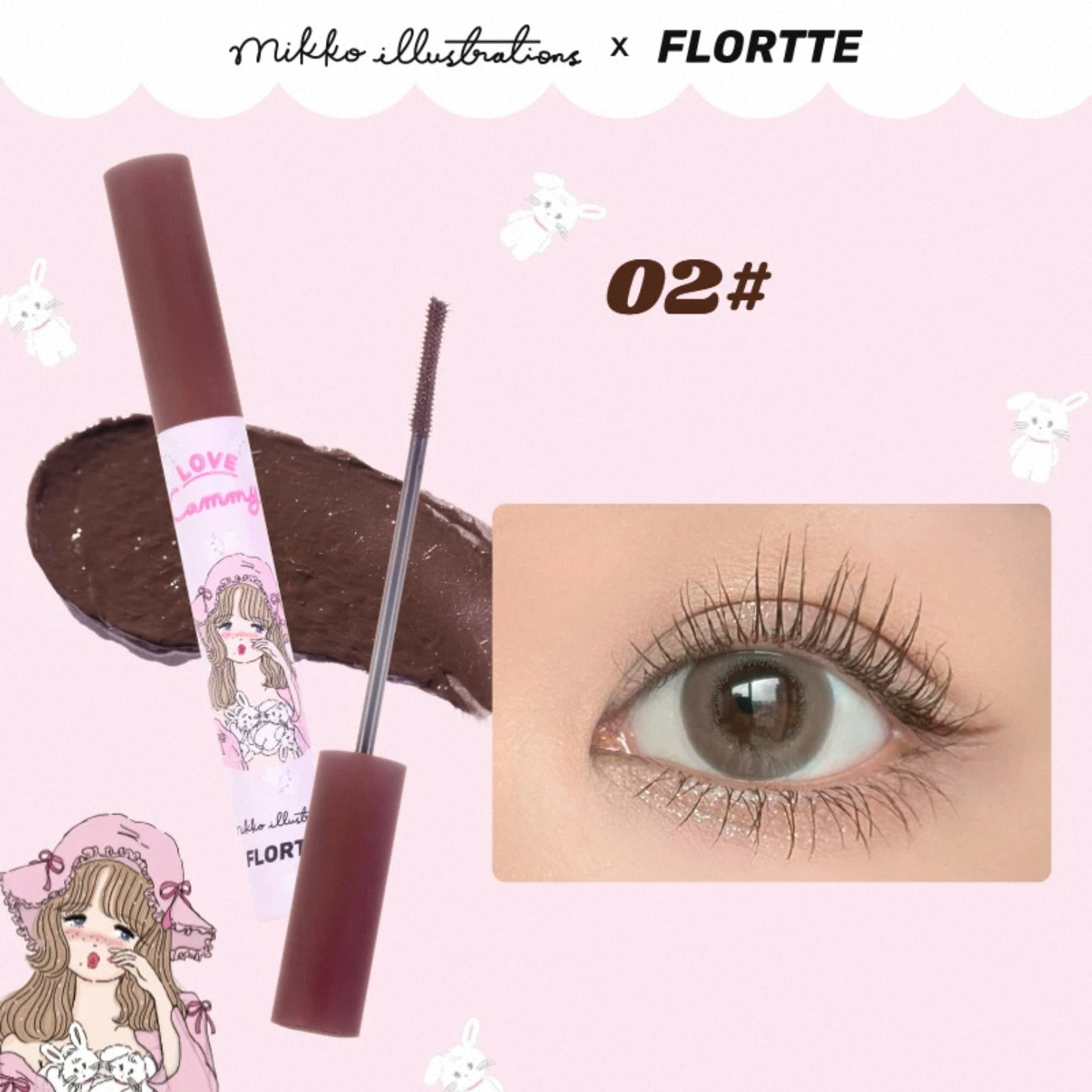 Flortte Mikko Long Curling Mascara Primer