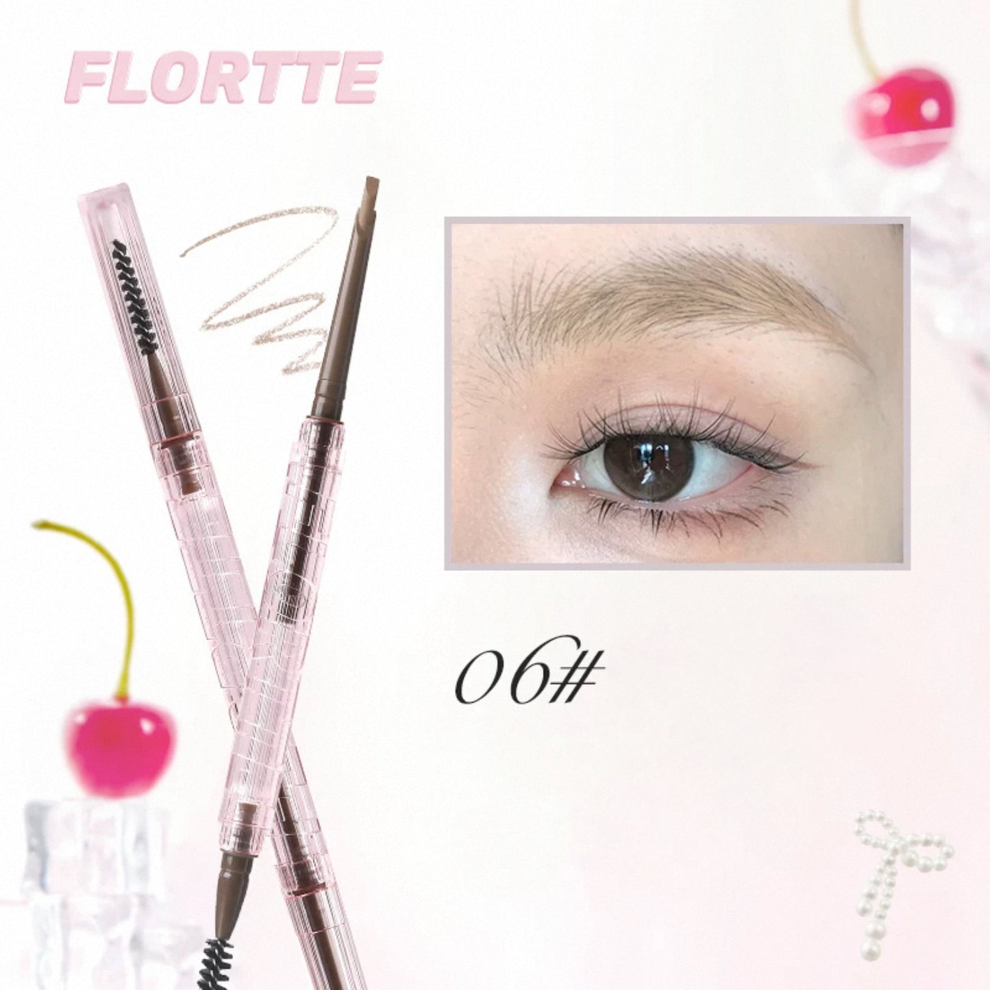 Flortte Solid Small Machete Eyebrow Pencil