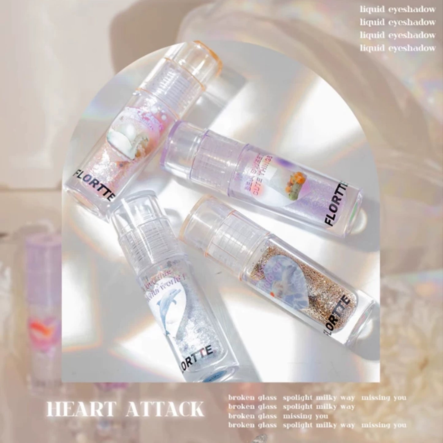 Flortte Heart Attack Liquid Eyeshadow