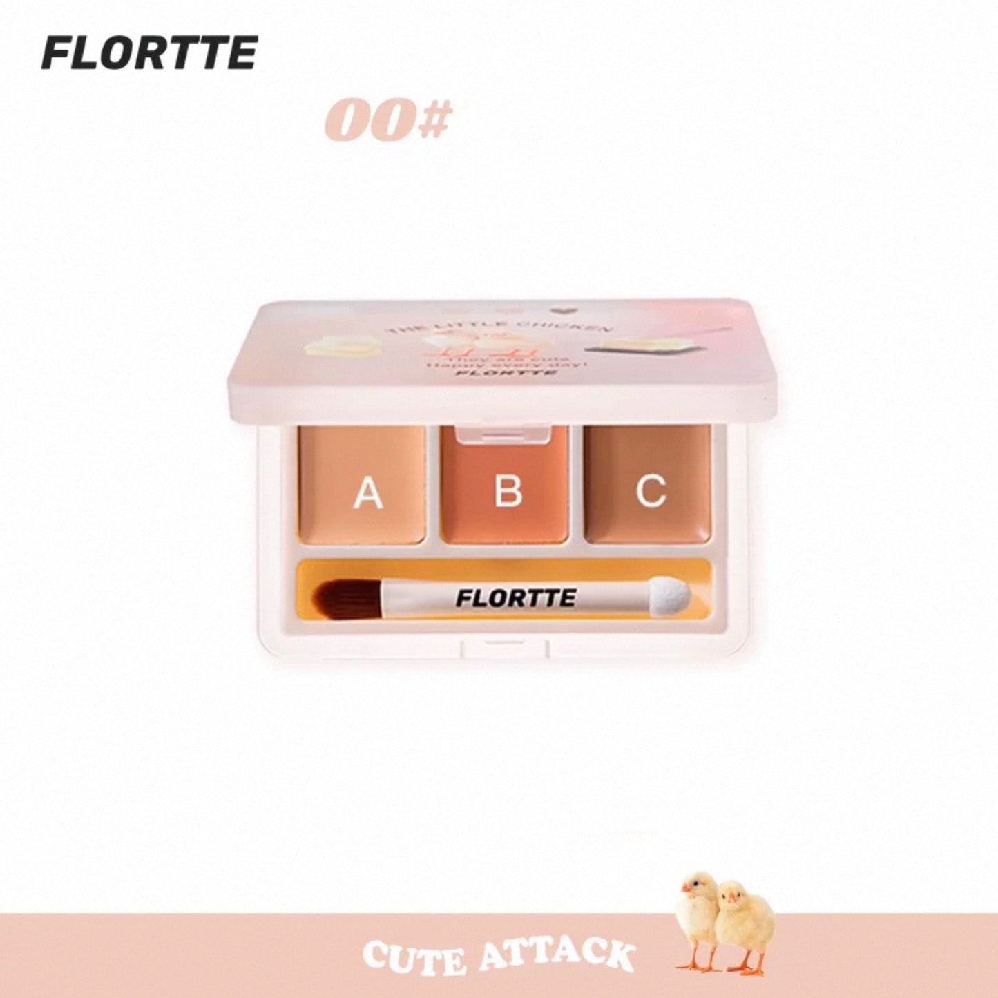 Flortte They Are Cute Three-Color Concealer