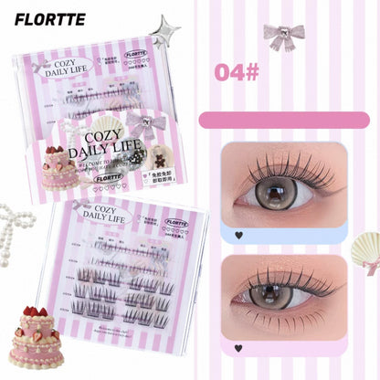 Flortte Segmented Self-Adhesive Glue-Free False Eyelash