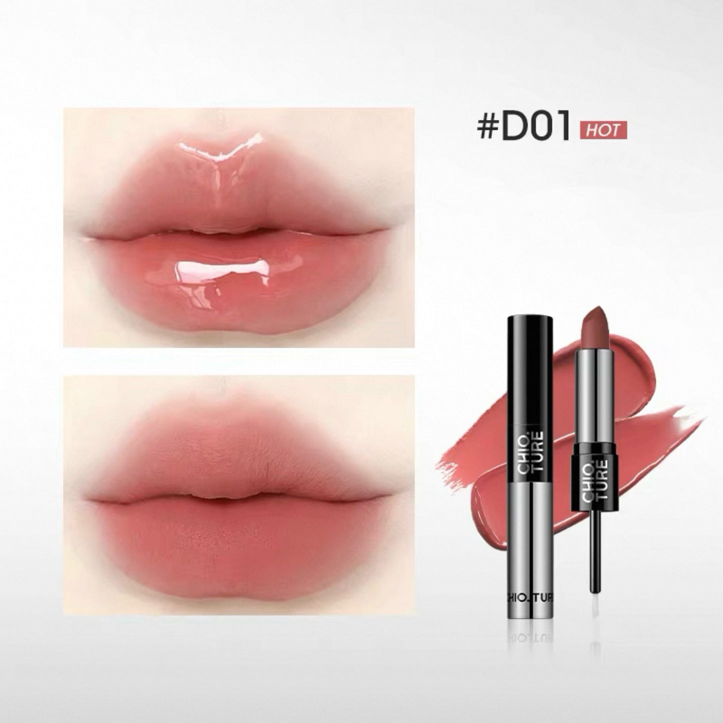 Chioture Dual-Ended Raincoat Lipstick