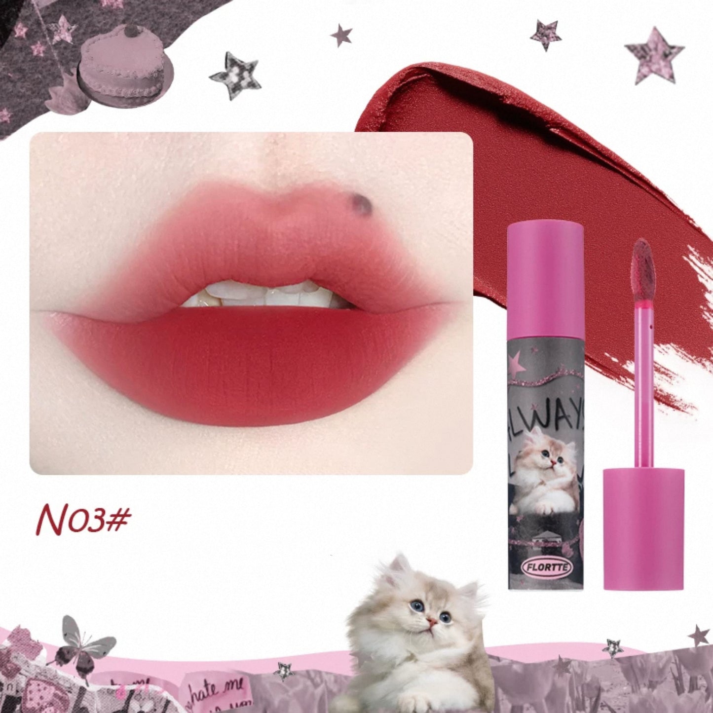 Flortte I Am Super Beauty Lip Cream
