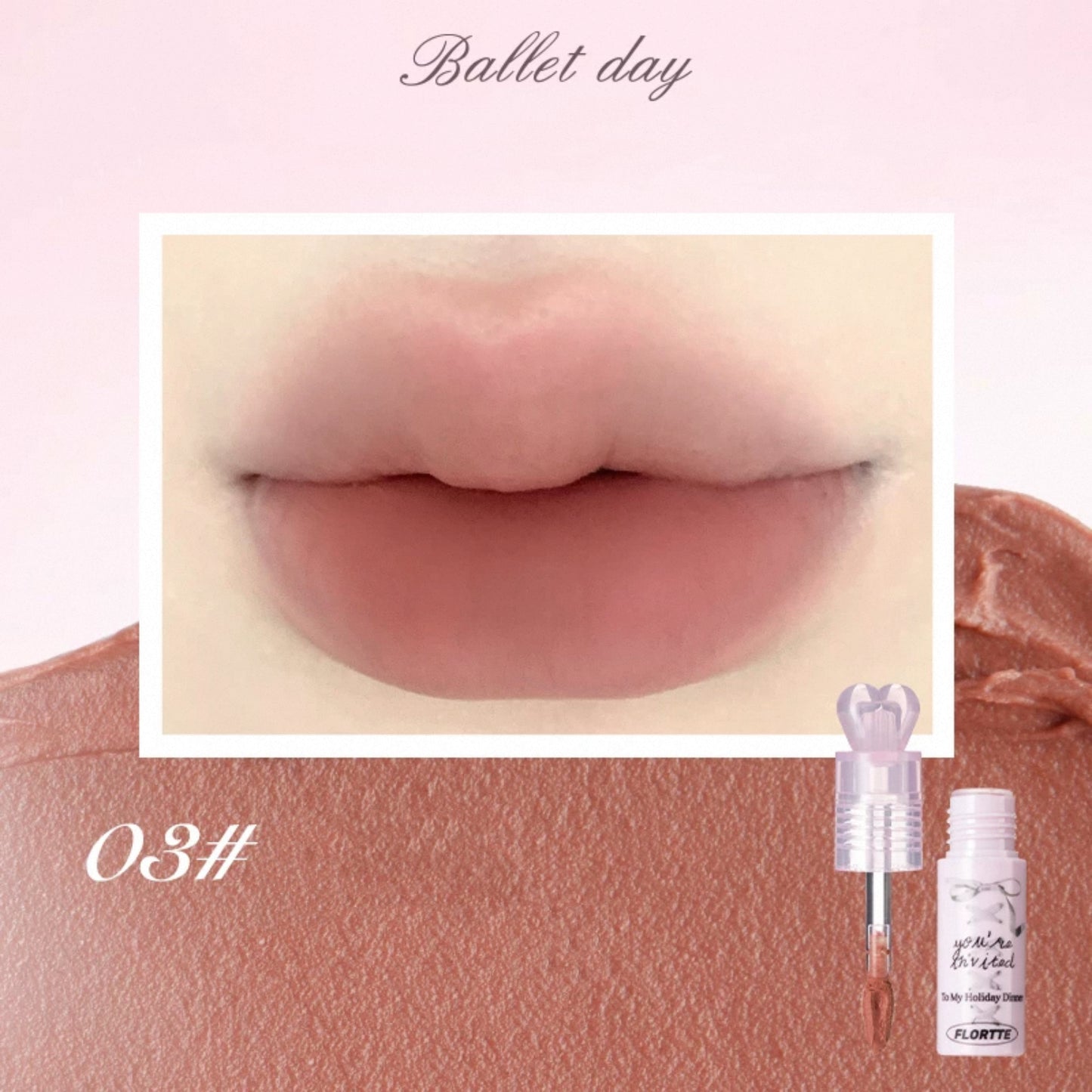 Flortte Small Bowknot Series Film-Forming Lip Cream