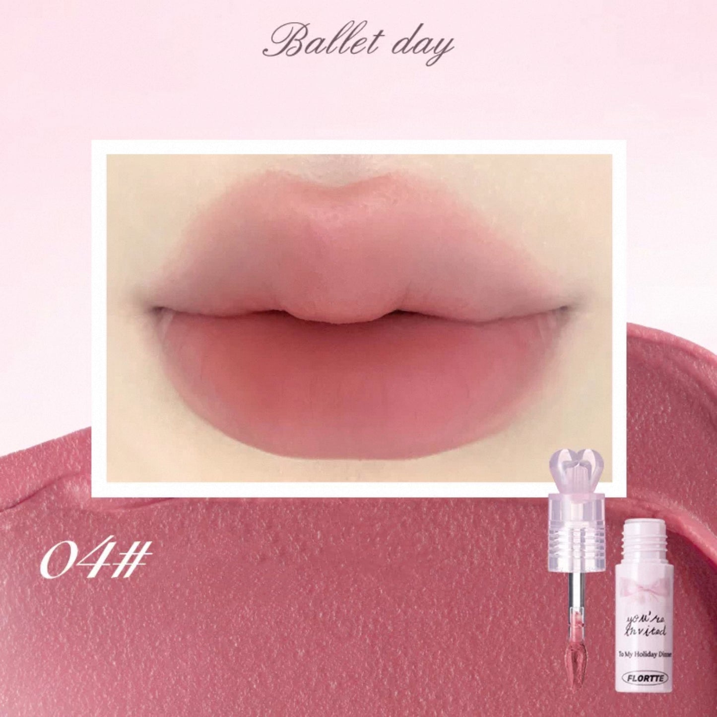 Flortte Small Bowknot Series Film-Forming Lip Cream
