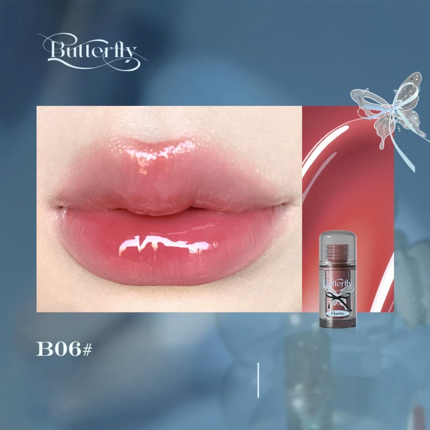 Flortte Twin Butterfly Series Lip Serum