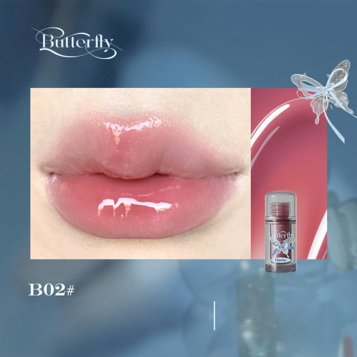 Flortte Twin Butterfly Series Lip Serum