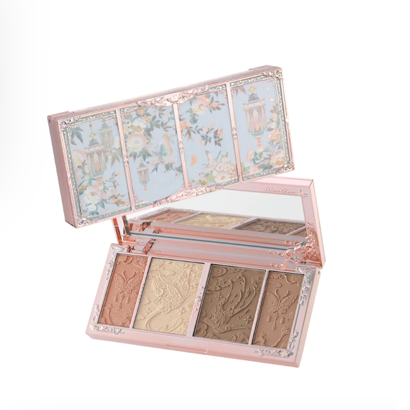 Flower Knows Butterfly Cloud Collar Embossed Highlight & Contour Palette