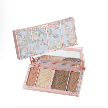 Flower Knows Butterfly Cloud Collar Embossed Highlight & Contour Palette
