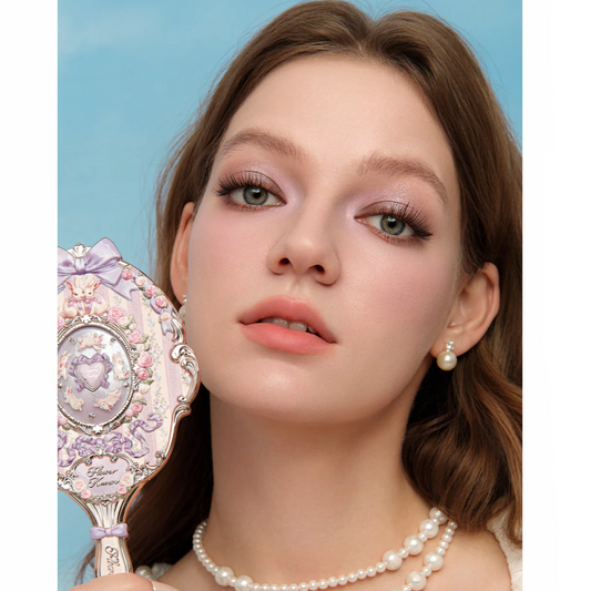 Flower Knows Bunny Garden Hand Mirror