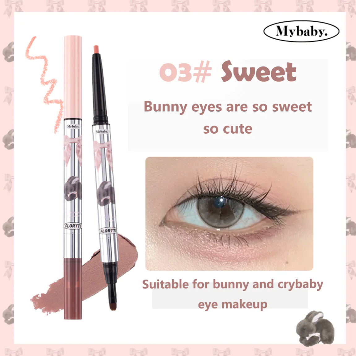 Flortte Mesmerizing Princess Double-ended Aegyo-sal Pencil