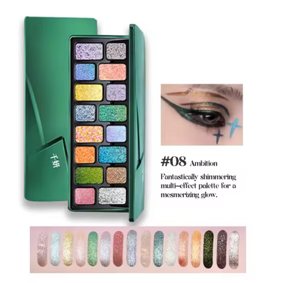 Cheeryep 16-Color Natural Star Eye Shadow Palette - new shades！
