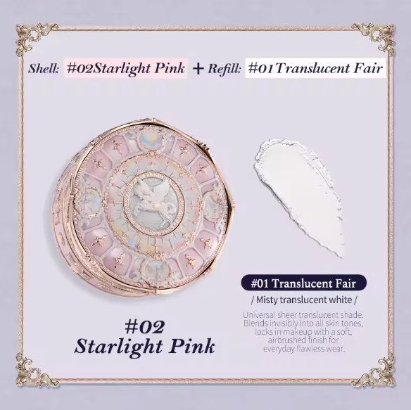 Flower Knows Knight Unicorn Cloud Loose Setting Powder