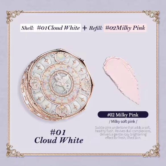 Flower Knows Knight Unicorn Cloud Loose Setting Powder