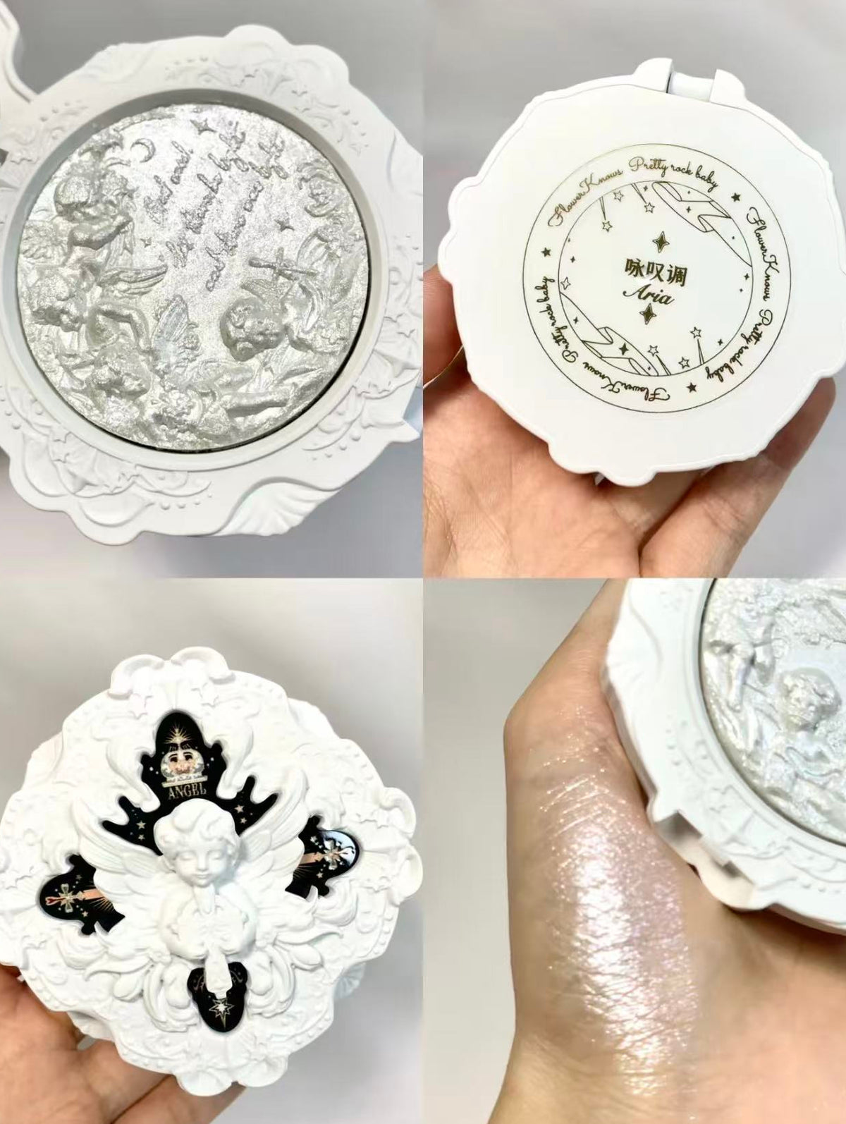 Flower Knows Little Angel Embossed Highlighter – Discontinued Edition