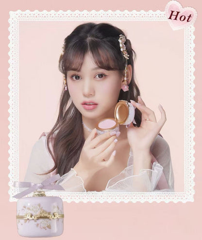 Flower Knows Floral Goddess Embossed Blush