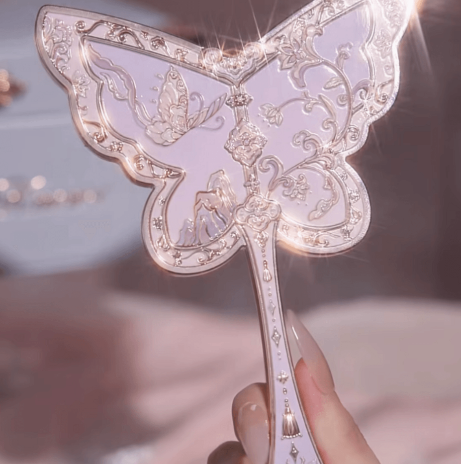 Flower Knows Butterfly Limited Edition Hand Mirror