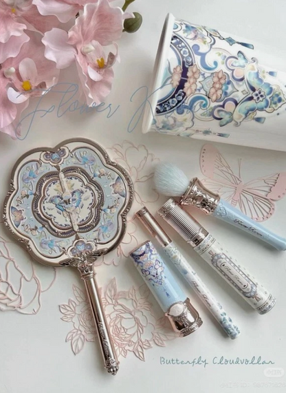Flower Knows Butterfly Cloud Hand Mirror