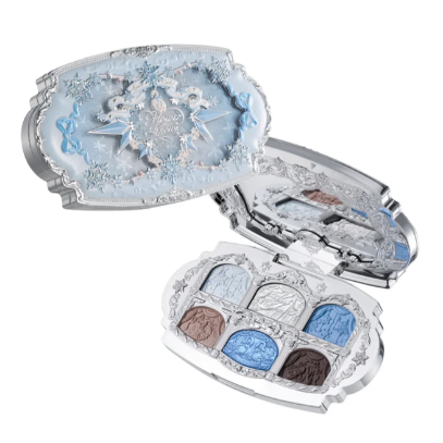 Flower Knows Snow Ballet Six-Color Satin Makeup Palette