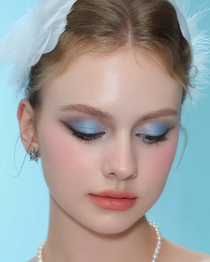 Flower Knows Snow Ballet Six-Color Satin Makeup Palette