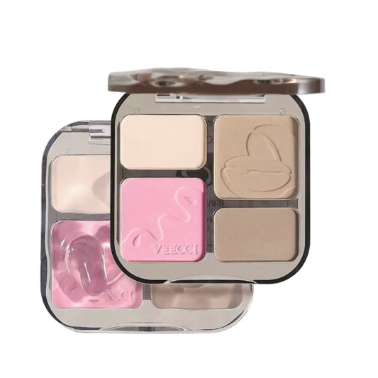 VEECCI 4-Color Highlight & Contour Palette